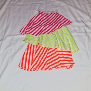 5/$20. Girl's sundress pink, neon, orange Sz 4